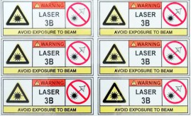 警告標識不幹膠標簽